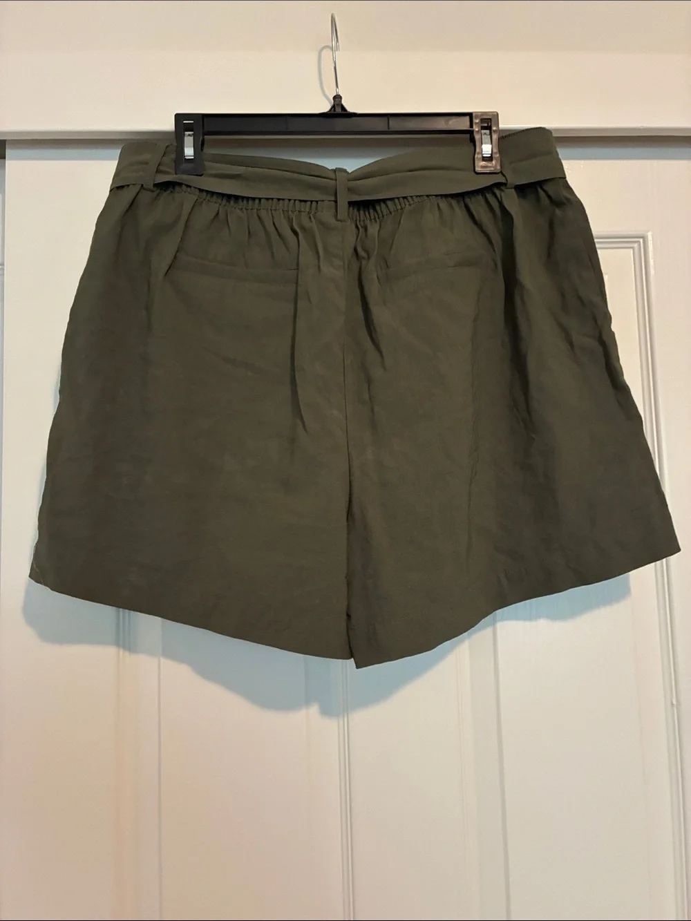 a new day Olive Tie-Waist High-Rise Women's Shorts